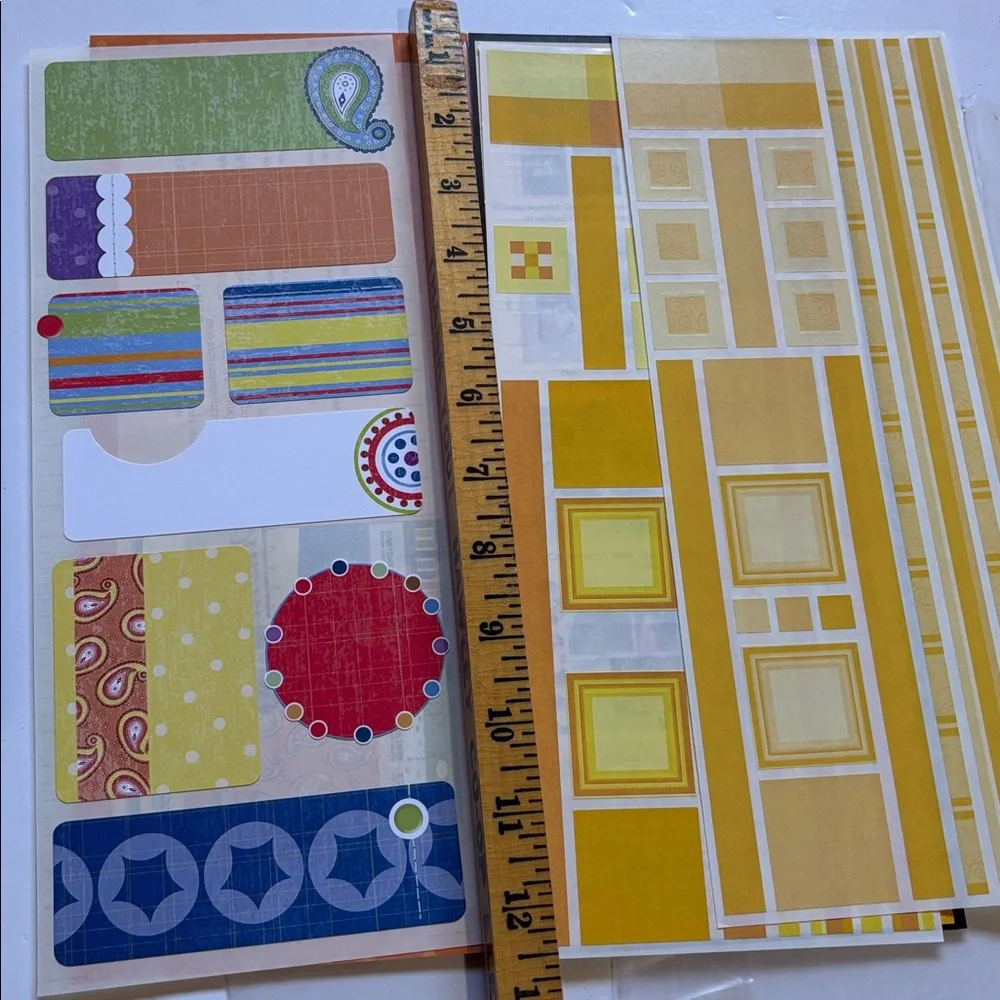 Jumbo Great Lengths Stickers in Orange and Yellow